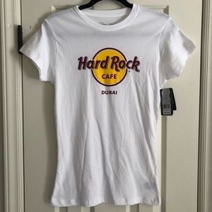 HARD ROCK CAFE Baby Doll Classic T-Shirt from DUBAI Women’s Size Medium